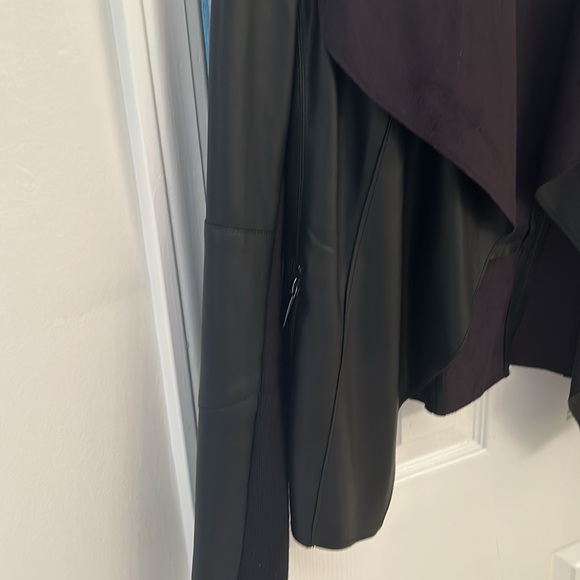 Black Faux Leather Jacket - Picture 5 of 8